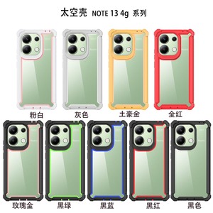 Custodia per telefono Honatop trasparente resistente per Xiaomi <span class=keywords><strong>REDMI</strong></span> NOTE13 14 15 PRO PLUS 4G 5G, <span class=keywords><strong>cover</strong></span> antiurto colorata combinata - Product Image 2