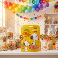 Cartoonfiguurtjes Mini Fruit Gummy Candy Sakura Aardbei Tuin Citroen Smaak Zakje Bulk Groothandel Snack Privélabel