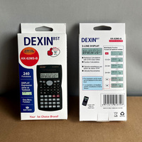 Calculatrice Scientifique Avancée DEXIN Scolaire 12 Chiffres 240 Fonctions pour Étudiants avec Horloge