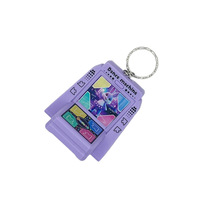 Porte-clés machine à danser portable pour enfants, pendentif créatif en PVC, jouet anti-stress pour la maternelle et les jeux