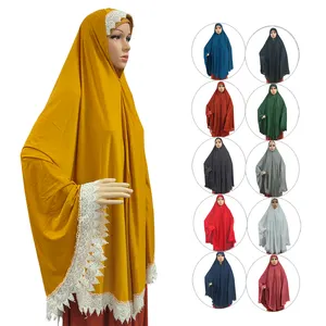 Muslim Dress 2022 Wholesale Abaya Turkish Women Highly Elastic Casual Ethnic Clothing Muslim Robe Hidjab Robe Muslim Abaya