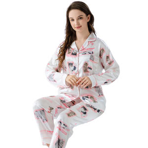 <span class=keywords><strong>Netflix</strong></span> ชุดนอนแฟชั่น<span class=keywords><strong>ใหม่</strong></span>สำหรับผู้หญิง, ชุดนอนผ้าไอซ์ซิลค์สวมใส่สบายเหมาะสำหรับใส่ในบ้านในฤดูร้อน - Product Image 1