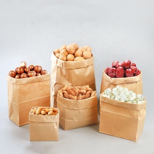 Sac en papier kraft, sac en papier avec votre propre LOGO, sac en papier personnalisé pour emballage de plats à emporter - Product Image 3