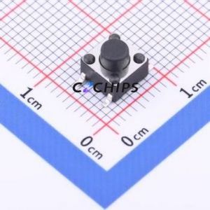 TSD003B05526A33 Tactile Switch SMD,6x6mm Switch Round Button 2.6N Vertical Mount 6mm - Product Image 1