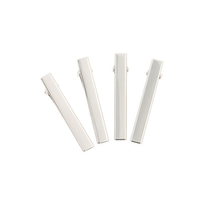 Ilan Mollette in Metallo 5mm 4 Pezzi Bianche K per Indumenti - Product Image 2