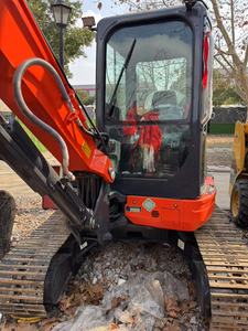 Excavateur kubota u55 d'occasion d'origine japonaise 5,5 tonnes petite pelleteuse avec pouce machines agricoles mini pelleteuse kubota kx155 163 165 - Product Image 5