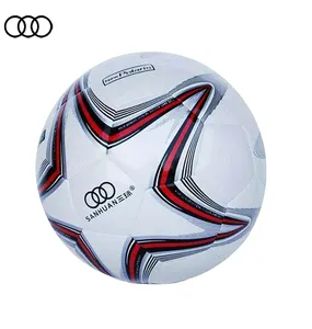 Sanhuanメーカーサッカーカスタムロゴ高品質PUレザーサッカーボール公式試合サッカーボールサッカーバル