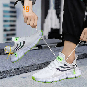 Chaussures décontractées pour hommes d'automne, basses, respirantes, légères, en maille, semelle extérieure, style marche, pour les tendances de la mode printemps-été - Product Image 2