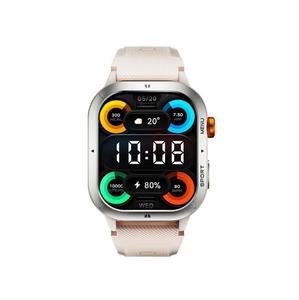 Para el reloj inteligente HAYLOU IRON Neo LS28, carcasa de plástico con bisel metálico, compatible con más de 100 modos deportivos, pantalla AMOLED HD de 1.43 pulgadas. - Product Image 1