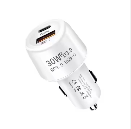 Factory New 48W QC3.0 PD30W Dual Port USB Type C Fast Car Charger