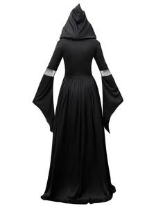 Disfraz de Bruja con Capucha y Calavera para Halloween 2026, Vestido de Mago Místico para Mujer, Traje de Cosplay para Actuación en Escenario - Product Image 4