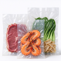 Sac d'emballage sous vide simple, en plastique alimentaire, thermoscellable, sans fermeture éclair, pour la conservation de la viande, des légumes et des aliments