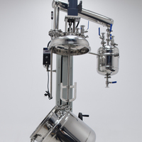 Réacteur en acier inoxydable à enveloppe rotative surélevable VALUEN VJR50S personnalisé avec condenseur