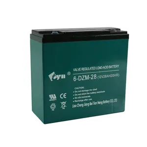 Batterie rechargeable 12 v 28 ah pour vélo électrique, livraison gratuite