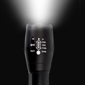 TAIKOO Portable Aluminum Alloy Strong Light <strong>Flashlight</strong> New 300 Lumen Zoomable Waterproof <strong>Flashlight</strong> - Product Image 4