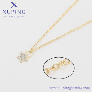 A00737810 xuping jewelry little star 14k Princess lucky gift forfidanzate love perfume personalizza collana elegante - Product Image 4