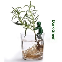 Hydroponische Kunststoffbeschichtete Pflanzenbegleiter für Aquarium, Bürodekoration, Kabelmanagement, Gartenzubehör, Ornamente, Blumen