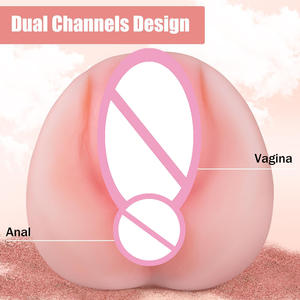 Dispositivo de masturbación masculino transfronterizo de molde sólido inverso, Copa de avión, Muñeca sexual adulta simulada con trasero grande y cadera, 100% - Product Image 4