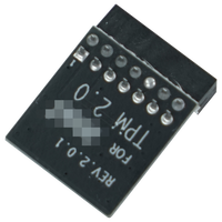 Carte mère avec puce TPM 2.0 pour pièces de jeu de bureau Module sécurisé Compatible X99 Stock disponible