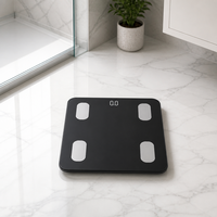 Balance connectée intelligente de haute qualité avec écran LCD pour salle de bain, mesure du poids et de la composition corporelle, balance de composition corporelle
