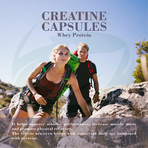 Cápsulas de Proteína de Suero de Leche con Creatina, Marca Privada Personalizada, OEM/ODM, en Stock, para Apoyo Energético, China-Herb - Product Image 3