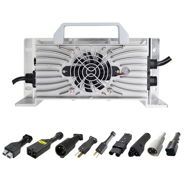 12V 24V 36V 48v 15A 20A 30A 40A Lifepo4 Charger Golf Cart Charger Car High Power Intelligent Fast Charge LiFePO4 Battery Charger