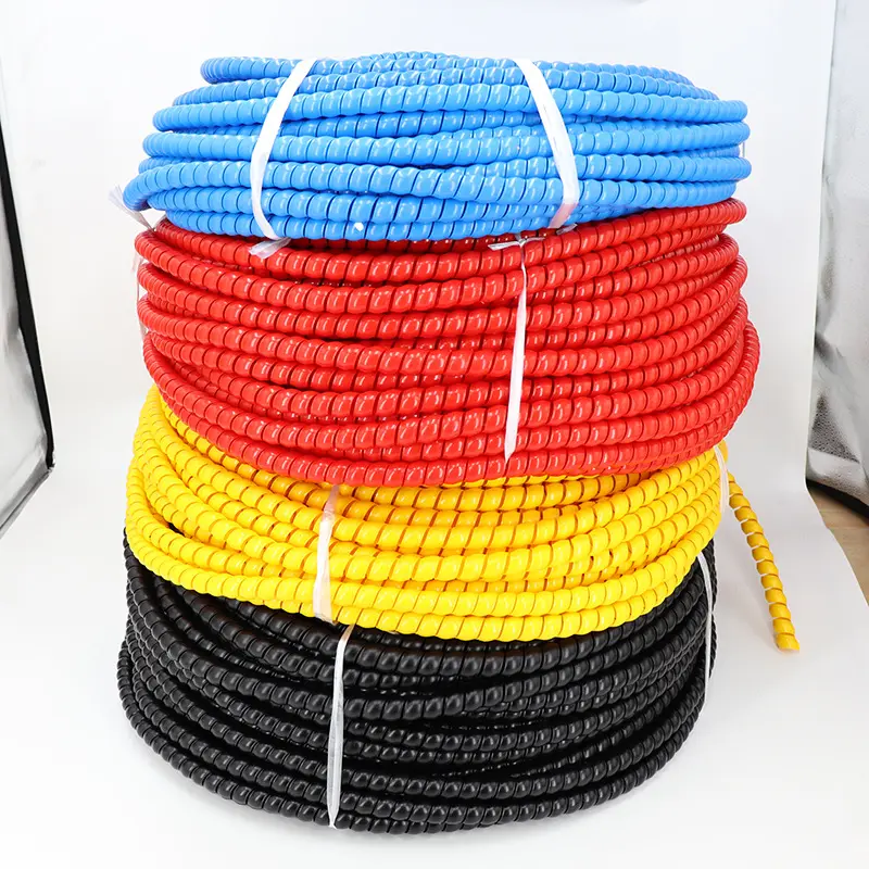 Wholesale PP plastic spiral hose protective sleeve/spiral hose guard/hose protector