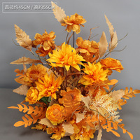 LE-307 Kant-en-klare Kunstbloemenarrangement, Kunstbloemen centerpiece voor etalage, winkel & café decoratie