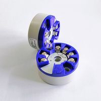 Transmitter Suhu Termokopel RTD PT100 ke 4-20mA 2-kabel dengan Komunikasi USB, Casing Plastik yang Dapat Disesuaikan OEM