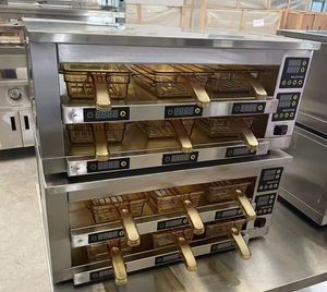 Kabinet Pemanas Daging Burger/Patty Listrik 6 Tray, Mesin Penghangat Sayuran dan Steak yang Sudah Dimasak, Kontrol Suhu dan Waktu Digital - Product Image 5