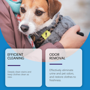 Nettoyant pour linge de chiens et chats sans parfum, écologique, élimine les odeurs d'urine animale, sans résidus, rafraîchit la literie, les serviettes et les vêtements - Product Image 3