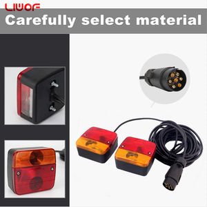 Kit de Luces Traseras para <span class=keywords><strong>Remolque</strong></span> Estándar Europeo de 7 Pines, 4 Funciones, Impermeable, Alta Luminosidad, 12V/24V, Universal para Camiones y Remolques - Product Image 3