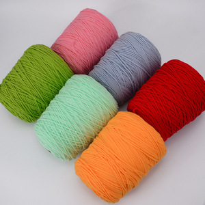 Personnalisé 100% Fil De <span class=keywords><strong>Laine</strong></span> Acrylique 100g-550g 400G 8ply Grand Cône Noir Tufting 200g 5ply pour <span class=keywords><strong>Tapis</strong></span> Tuftés Tricot Motifs Teints - Product Image 4