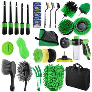 Juego de 21 Cepillos Eléctricos para Detallado de Autos, <span class=keywords><strong>Kit</strong></span> de Detallado de Autos, <span class=keywords><strong>Kit</strong></span> de <span class=keywords><strong>Limpieza</strong></span> de Autos - Product Image 1