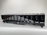 Barre de lumière LED mobile 12x60W RGBW à 12 têtes, barre de faisceau pixel, éclairage de scène, effet Wash Beam, DMX512, lumière de bar DJ pour club