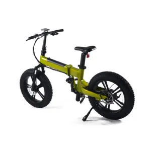 2021新设计20英寸雪地折叠电动脂肪轮胎自行车自行车