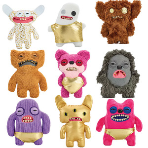 Chính thức fuggler sang trọng dễ thương răng Quái Vật Keychain Halloween bức tượng Mặt dây chuyền La Hét quái vật búp bê cho 14 năm & Up - Product Image 2