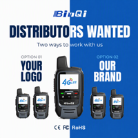 BQ-300 4G LTE POC Talkie-walkie OEM ODM compact avec carte SIM PTT Radio bidirectionnelle Logo personnalisé Vente en gros pour revendeurs et distributeurs