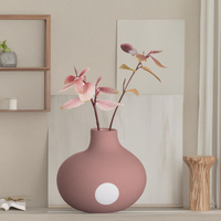 Vases à fleurs en porcelaine de style Art Déco, créatifs, pour la maison et l'hôtellerie, hydroponiques, petits, pour table, vente en gros, DIY