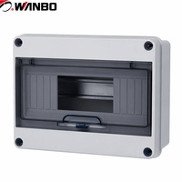 Caja de Distribución Impermeable IP65 Wanbo-394 con Gabinete Eléctrico para Exteriores para Construcción y Paneles Solares