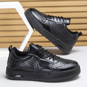 Zapatillas Deportivas de Lona con Cordones para Hombre, Cómodas y Transpirables, con Amortiguación y Suela de Plástico - Product Image 1