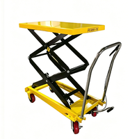 Plataforma Elevadora Hidráulica de Alta Calidad, Plataforma Elevadora Manual Pequeña, Plataforma Elevadora Tipo Tijera, Carro Plano Pequeño