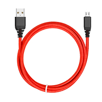 Cables de carga rápida Micro USB para Android, nailon, Compatible con Samsung Galaxy S6,J7 Edge Note 5, Material de nailon duradero