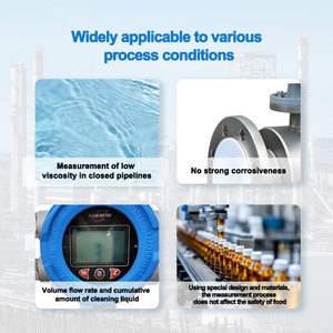 RS485 4-20mA Transmitter nhiên liệu lỏng tuabin LPG các loại cảm biến dầu Air Oxygen Flow Meter giá nước xoáy lưu lượng kế để bán - Product Image 5