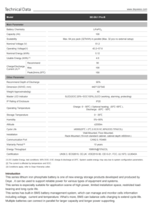 แบตเตอรี่ลิเธียมโซลาร์เซลล์ Deye SE-G5.1 Pro-<span class=keywords><strong>B</strong></span> 51.2V |   ระบบกักเก็บพลังงานภายในบ้าน 5.1 กิโลวัตต์ชั่วโมง |   อายุการใช้งานยาวนานและความปลอดภัยด้วยแรงดันไฟฟ้าต่ำ |   มีสินค้าในสต็อกแล้ว - Product Image 3