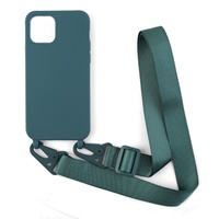 Coque antichoc en silicone mat avec cordon tour de cou pour iPhone 17 Pro Max 16 Pro 15 Plus – Offre Spéciale