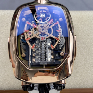 นาฬิกาสปอร์ต <span class=keywords><strong>Jacob</strong></span> Luxury Bugatti Chiron Tourbillon สแตนเลสสตีล พร้อมลูกสูบ 16 สูบ ขนาด 41 มม. สาย 20 มม. กันน้ำ - Product Image 5