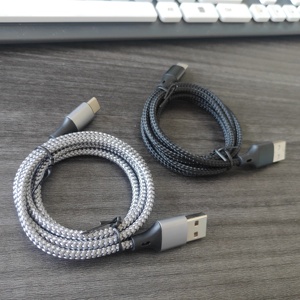 Câble USB Type C pour charge rapide et synchronisation des données, compatible avec <span class=keywords><strong>Samsung</strong></span> <span class=keywords><strong>Galaxy</strong></span> <span class=keywords><strong>Tab</strong></span> S6 S5e Active Pro Fold Z Flip Tablet, câble durable - Product Image 1
