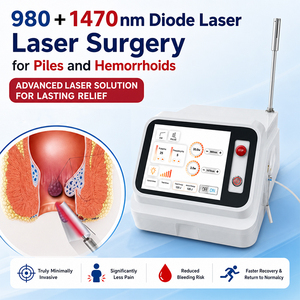 Equipo Láser Médico, Fibra Láser para Hemorroidectomía, Láser Diodo 980nm 1470nm para Proctólogos - Product Image 1