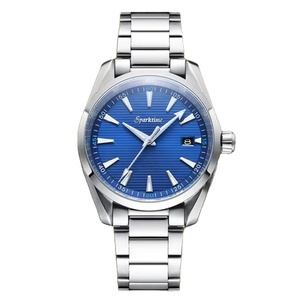 Montre de luxe pour homme OM804 personnalisée, bracelet en acier inoxydable, verre saphir, 41 mm, aiguilles lumineuses, mouvement automatique mécanique - Product Image 2